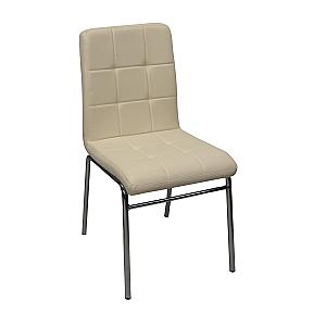 Стул CL-06 White-Mat+Chrome Legs
