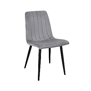 Стул DC-90P N14 Бархат Light Grey+Black Legs