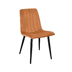 Стул DC-90P N43 Бархат Orange+Black Legs