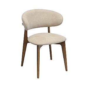 Стул Roses Mustang Krem+Oak Legs