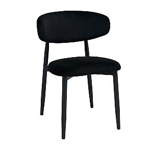 Стул Meridian Бархат Black (HLR66) + Black Legs