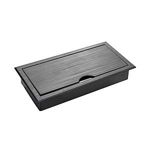 Встраиваемая откидная розетка R0132 Black