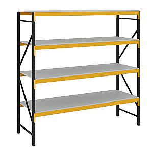 Стеллаж для хранения с 4 уровнями Decoprim 200x68xH200
