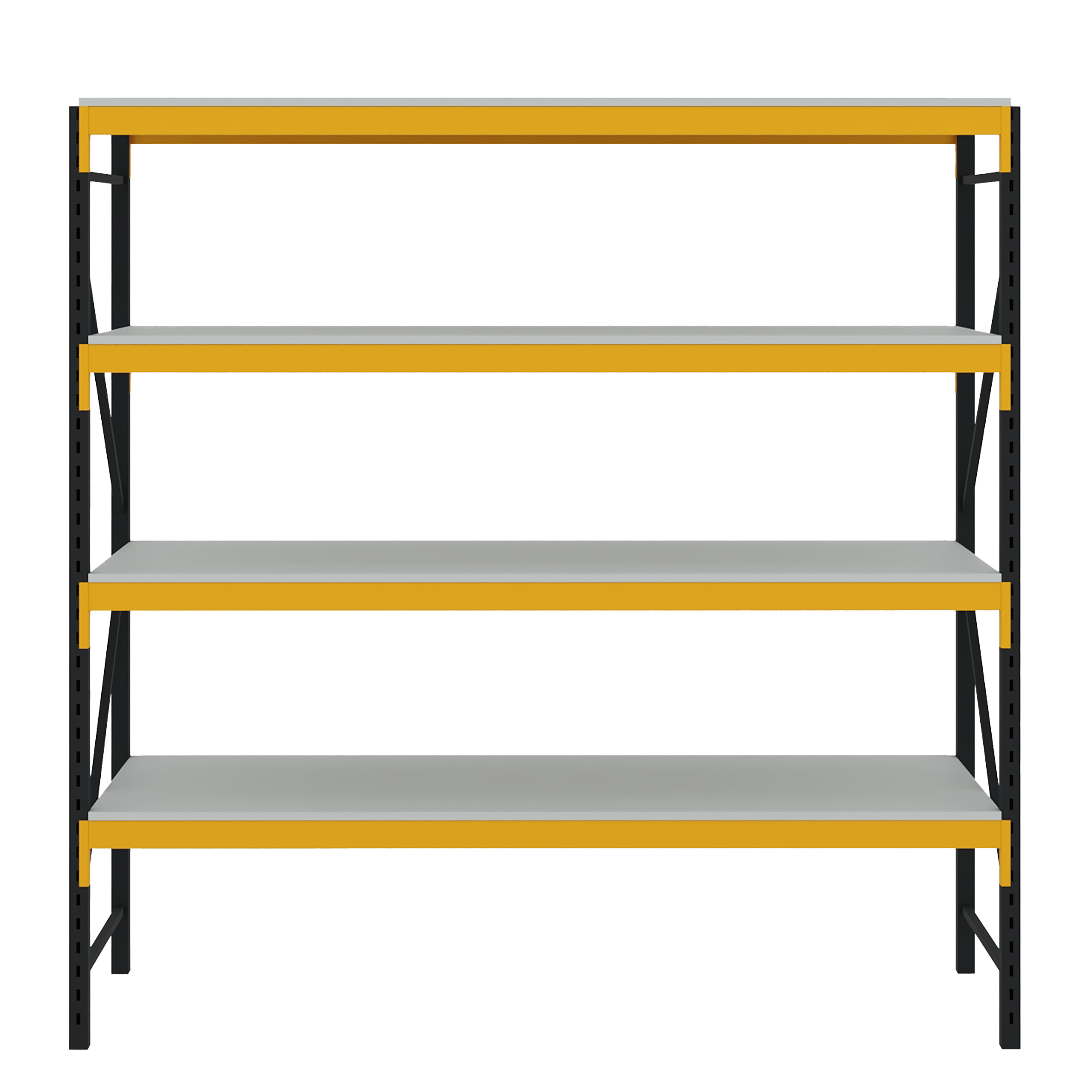 Стеллаж для хранения с 4 уровнями Decoprim 200x68xH200