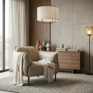 Fotoliu king beige