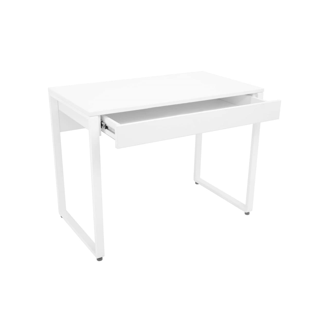 Офисный стол small 100×55 white/white