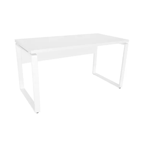Офисный стол b-140 white/white