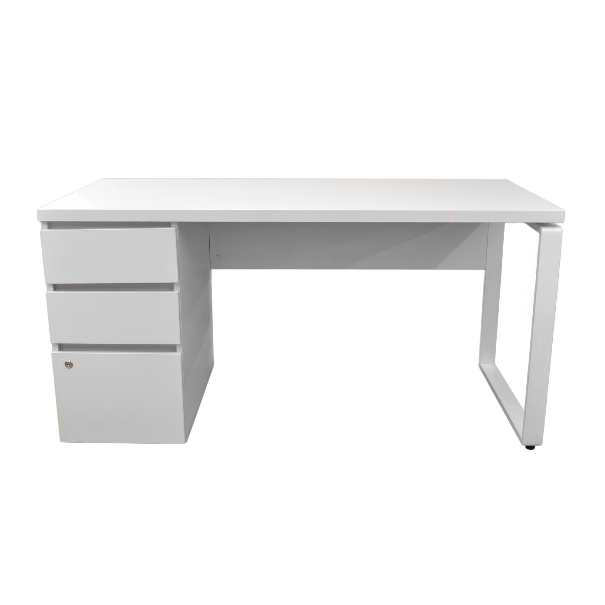 Стол urban+box встроенный white 1500×680 (бокс с левой стороны)
