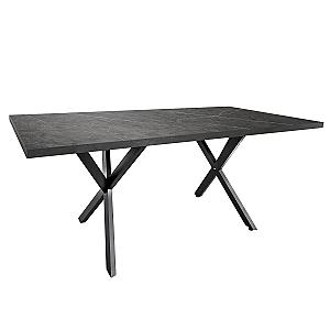 Стол Nora Black Marble 180×90