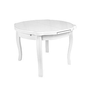 Раскладной стол HX-01 White Glass 100/130×100