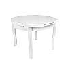 Раскладной стол HX-01 White Glass 100/130×100