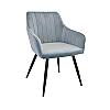 Стул iris light blue hlr61+black legs