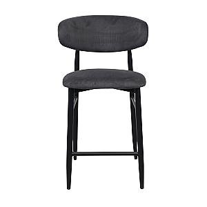 Барный стул meridian бархат grey (hlr21) + black legs