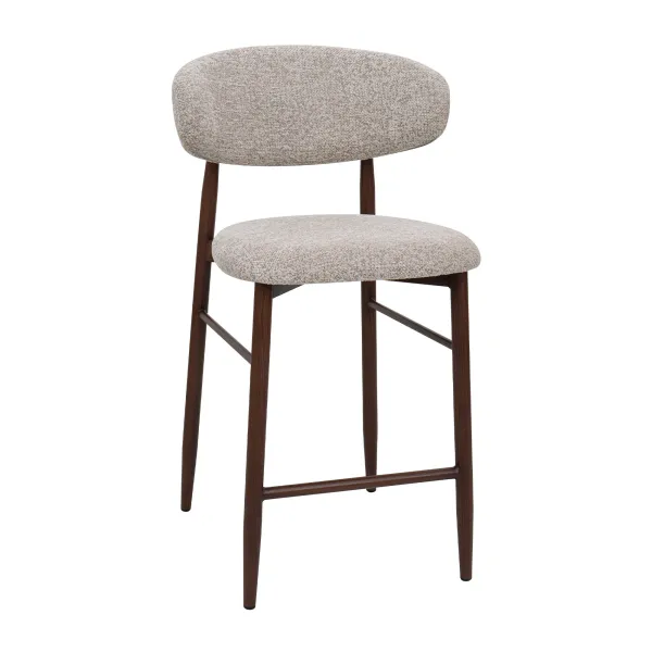 Барный стул meridian light brown (ote miami 160 taupe) + wooden legs