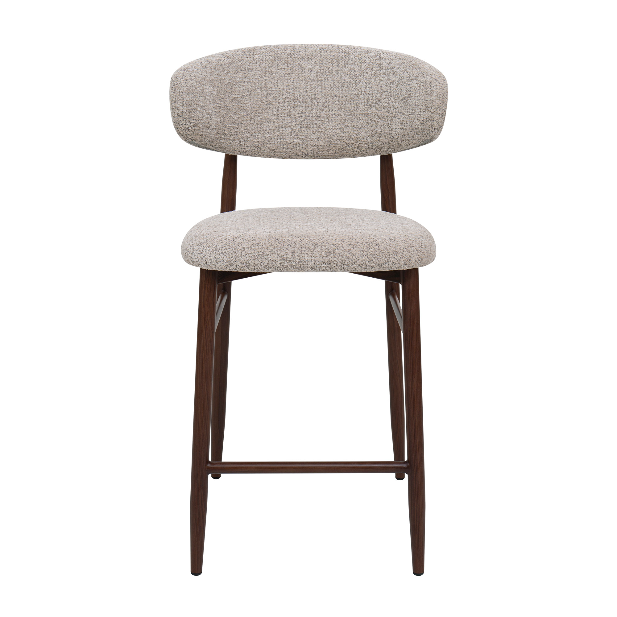 Барный стул meridian light brown (ote miami 160 taupe) + wooden legs