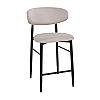 Барный стул meridian бархат beige (hlr7) + black legs