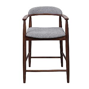 Барный стул midas light grey (sd207-6) + walnut 5544