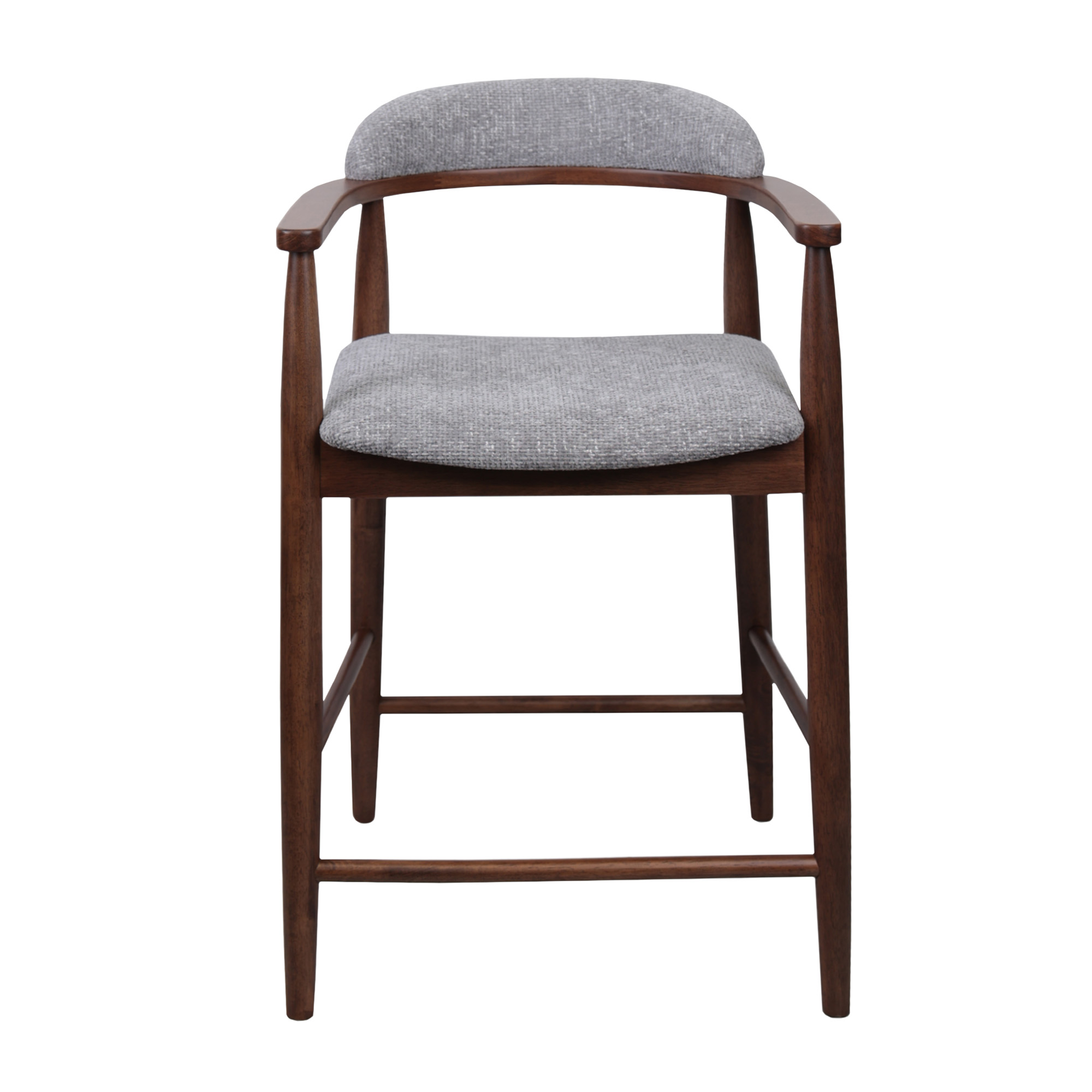 Барный стул midas light grey (sd207-6) + walnut 5544