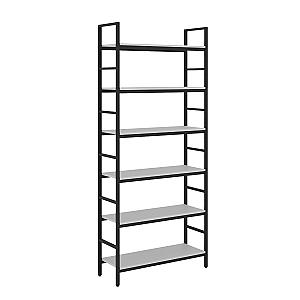 Модульный архивный стеллаж M1 с 6 уровнями 100x34xH228 0112 PE Stone Grey+Каркас Black
