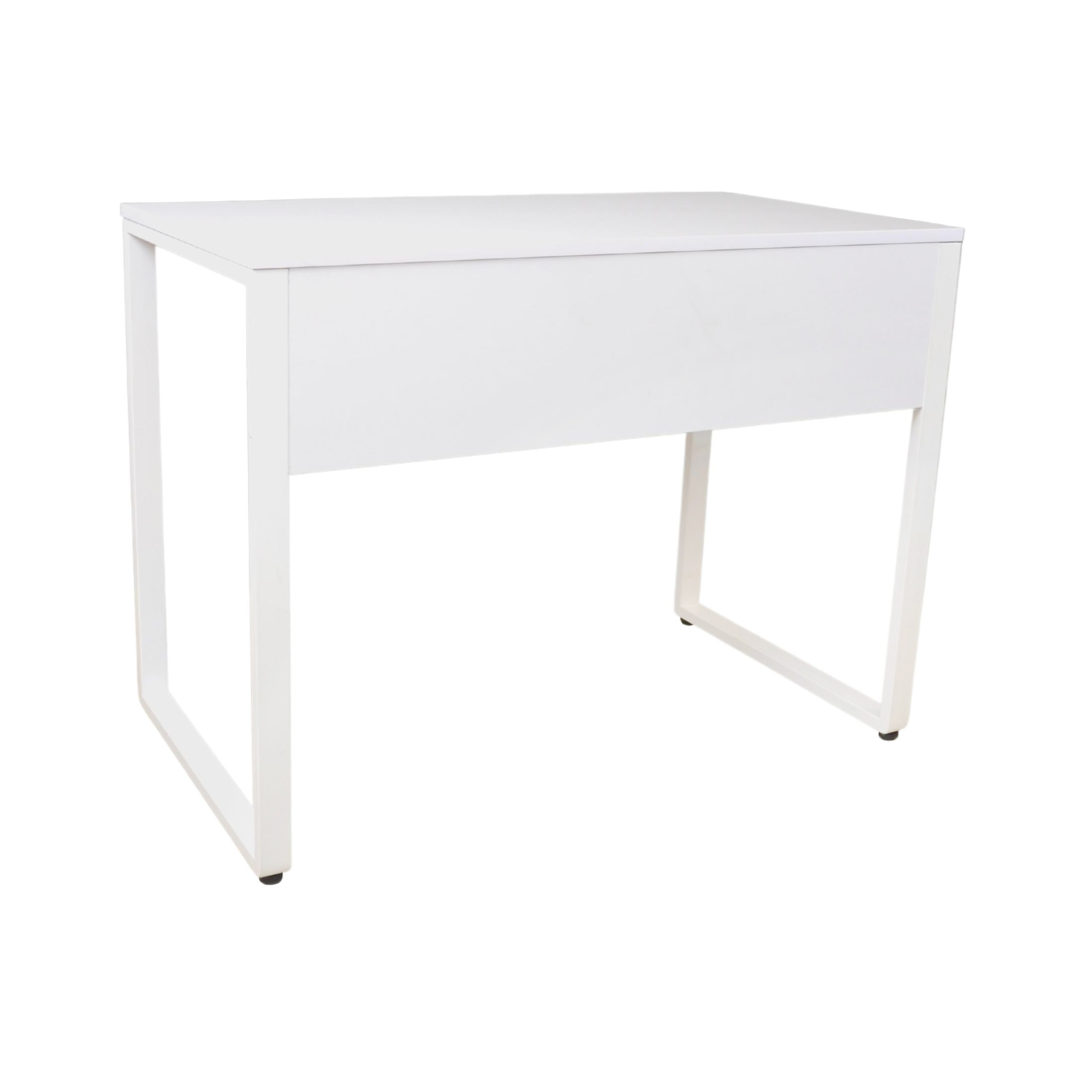 Офисный стол B-100 (100×55) White/White