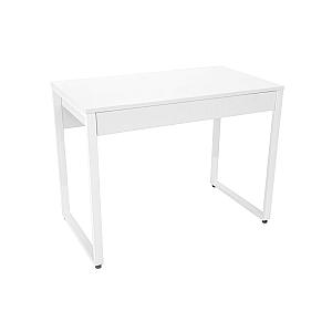 Офисный стол SMALL 100×55 White/White