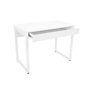 Офисный стол SMALL 100×55 White/White