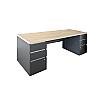 Офисный Стол Urban Double Box 200×68 Sonoma/Antracite