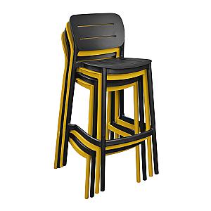 Scaun bar helix black