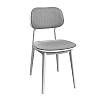 Scaun lula stofa (malmo 90)+white legs