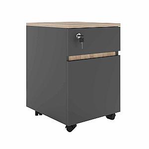 Тумба с ящиками Rollbox Rio Sonoma/Anthracite
