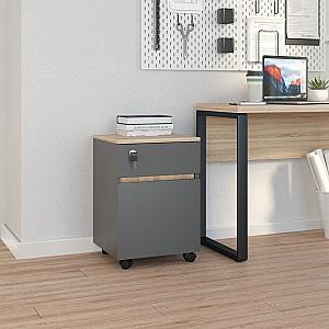 Тумба с ящиками Rollbox Rio Sonoma/Anthracite