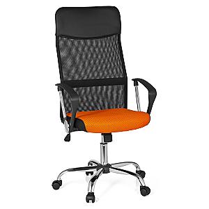 Офисное кресло F-63 Black+Orange