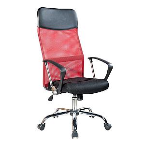 Офисное кресло F-63 Black+Red