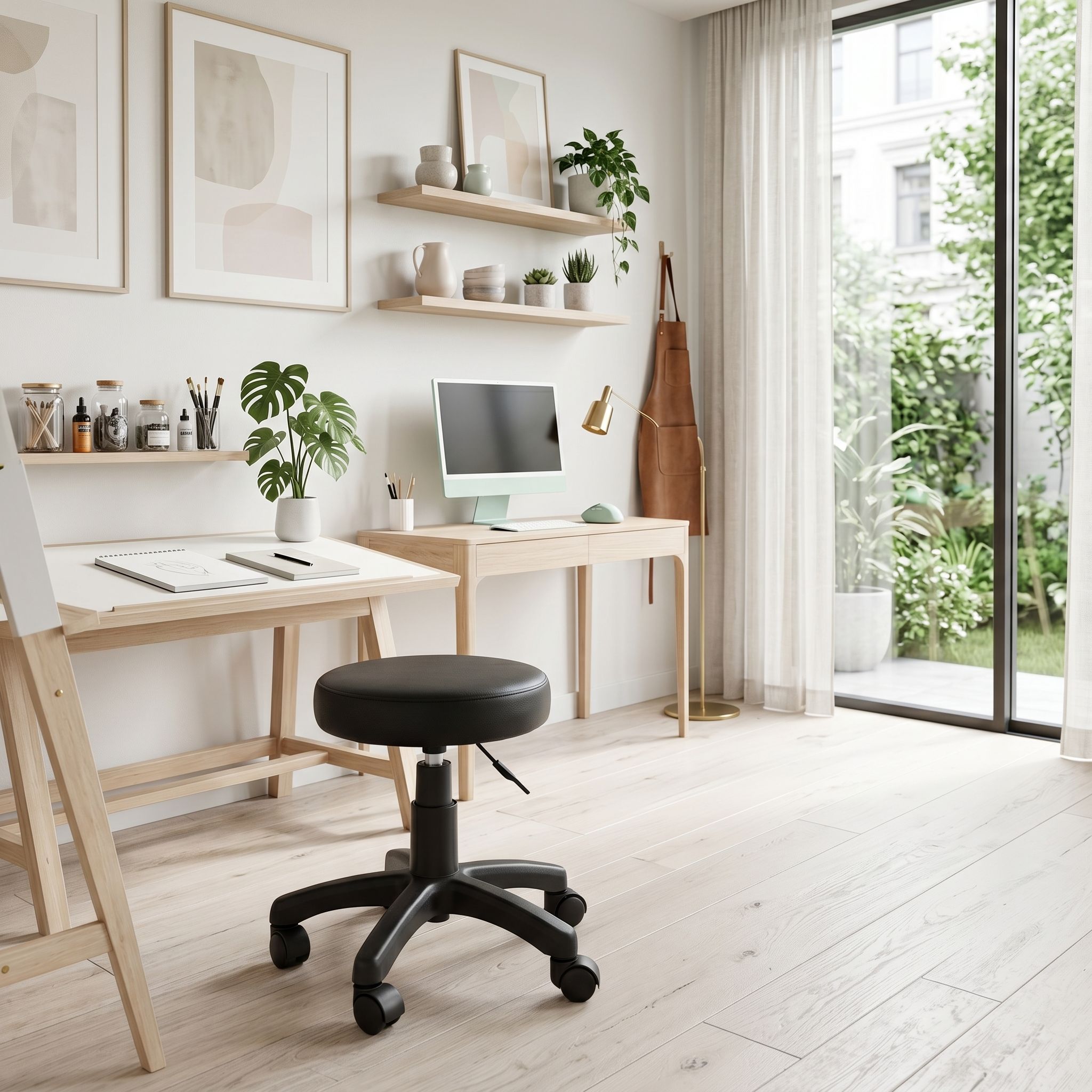 Стул STOOL-R Black Hight (67-81cm)