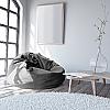 Кресло мешок bean bag color/stofă ø 95 dark grey