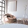 Кресло мешок bean bag color/stofă ø 95 cappucino