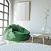 Fotoliu puf bean bag color/stofă ø 95 green