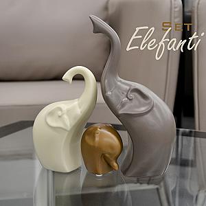 Set suvenire deco elefanti