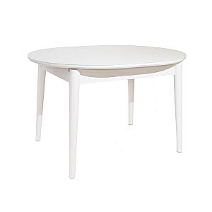 Раздвижной стол TB-07 Beige+White Legs 120/150×95