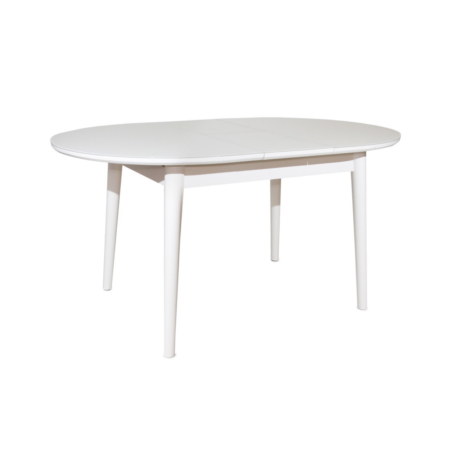 Раздвижной стол TB-07 Beige+White Legs 120/150×95