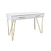 Consola Mia cu sertar White/Gold