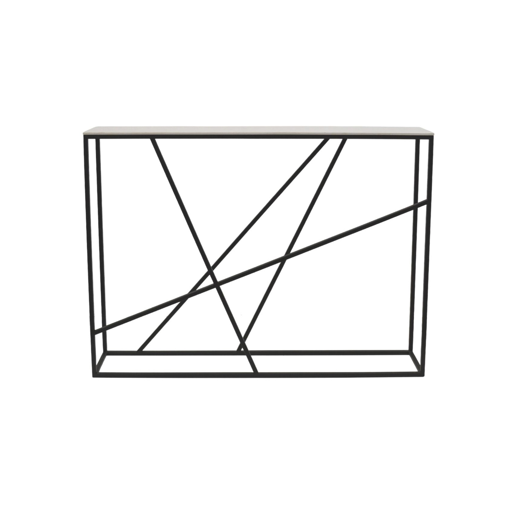 Белая консоль Deco