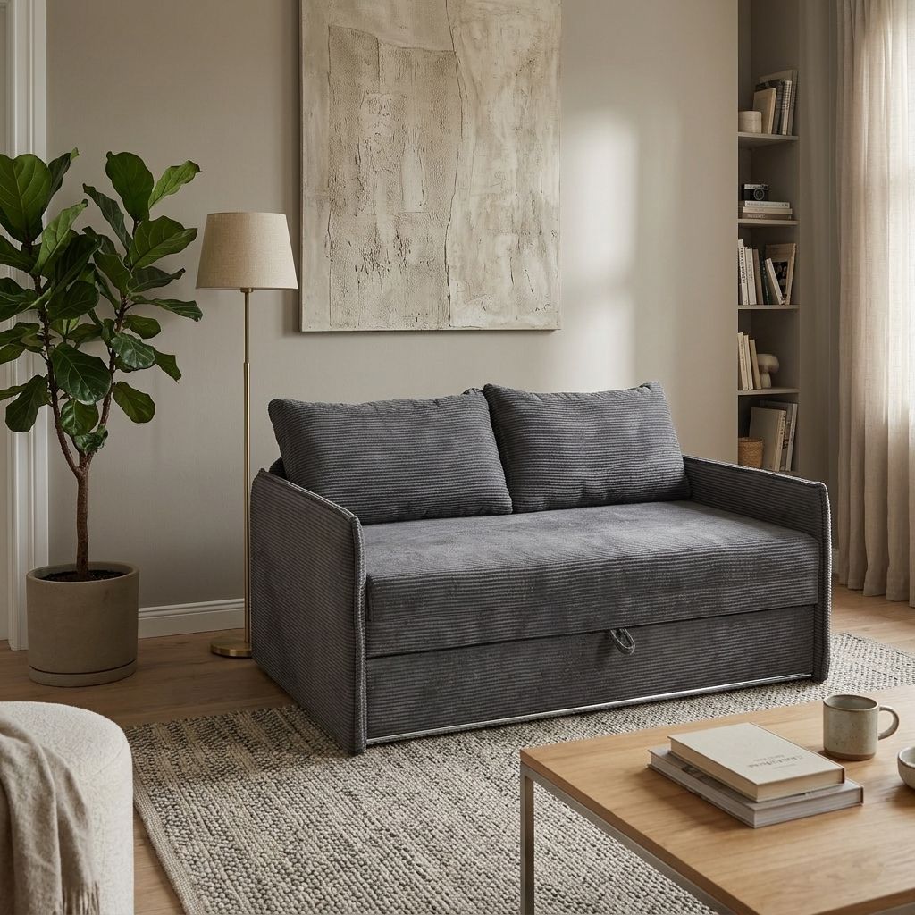 Раздвижная софа Orion 140 Velvet Grey
