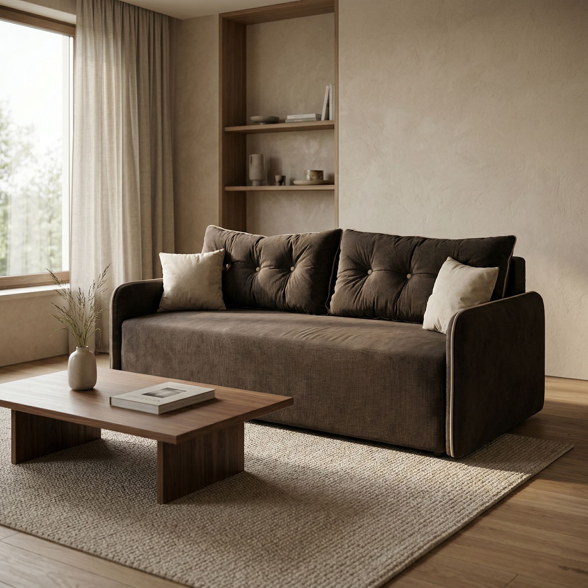 Раскладной диван Smart Brown