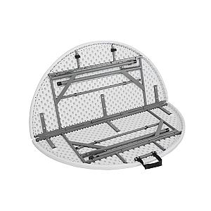 Складной стол lumo d120xh74 white