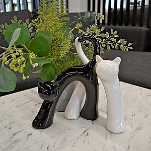 Set Suvenire PISICI White/Black