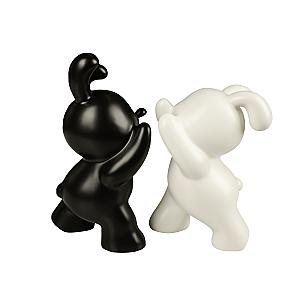 Deco Iepuri Black & White