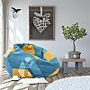 Кресло мешок Bean Bag Ball Blue-Yellow