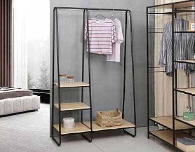 Вешалка Hampton 110×40×170H Дуб/Black