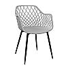 Стул sl-7019 grey+black legs
